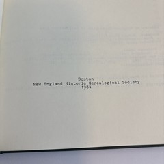 Some Descendants Of Nathanial Woodward Who Came From England To Boston Genealogy
