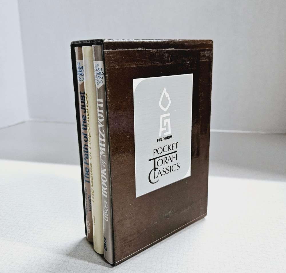 Torah Classics Library Pocket size – 3 Volume Set – Hardcover w/ Slipcase