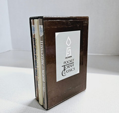 Torah Classics Library Pocket size – 3 Volume Set – Hardcover w/ Slipcase