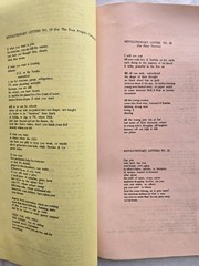 Original 1968 Diane Di Prima REVOLUTIONARY LETTERS 34 Poems Folio 8.5″ x 14″