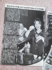Women Pro Wrestling Cutouts Midori Nakanishi 2 Pages 7×10.2 in