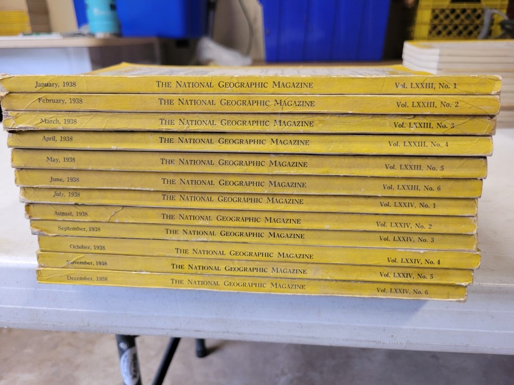National Geographic Magazine 1938-1945 You Pick Issues