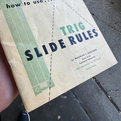 VTG How To Use Pickett TRIG Slide Rules MAURICE L HARTUNG Pamphlet