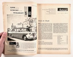 1961 Mar 3 THE AUTOCAR Mercedes 220 SE Coupé JAPANESE ROAD TRIPS Riley Riviera