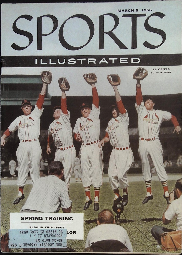 Sports Illustrated Magazine March 5, 1956 Stan Musial St. Louis Cardinals!