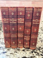 5 V. Set World’s History and it’s Makers, E.R Dumont 1902, red leather;