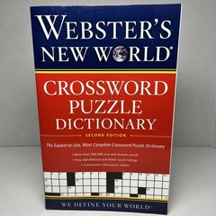 Webster’s New World Crossword Puzzle Dictionary 2nd Edition 652 Pages Like New