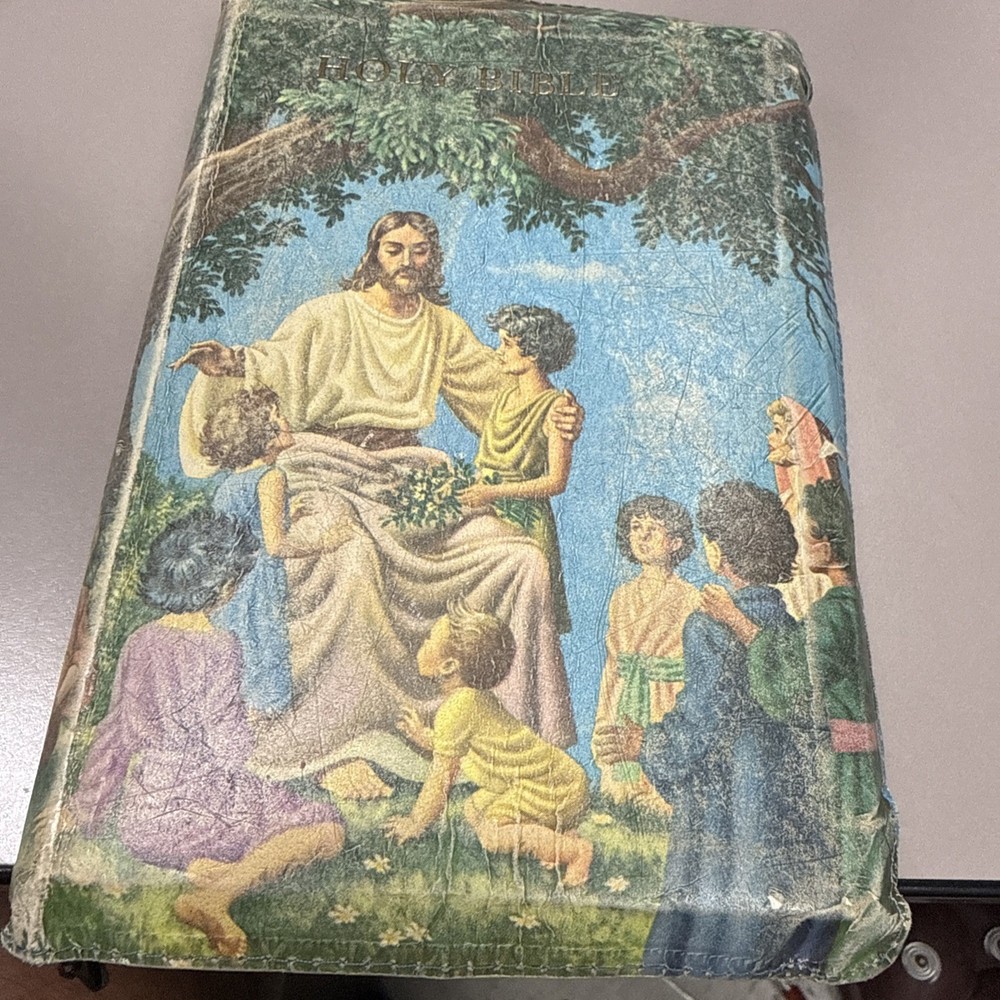 Collins World Vintage Illustrated Zip Up Holy Bible