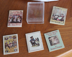 Merrimack Publishing Co. 1982 Set of 5 Mini Story Books w/Case, Hong Kong – NEW