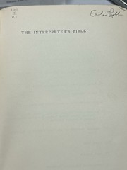 The Interpreter’s Bible 12 Volume Set 1951 – 1957 Abingdon