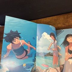 Takamichi Manga Book Ritou no Umi Japanese SEA ISLAND Wanimagazine 2011 + Poster