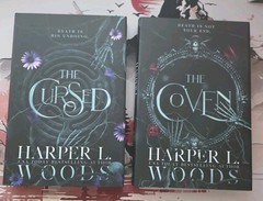 The Coven + The Cursed (Deluxe Editions) by Harper L. Woods Hardcover Lot *NEW*