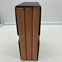 Thomas Jefferson TRILOGY Claude Bowers Power Young Hamilton 1945 Riverside Box