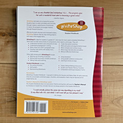 WriteShop II, Student Workbook 2, Kautzer and Oldar – NEW
