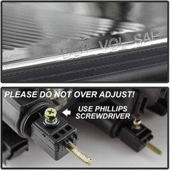Headlights Assembly Compatible with 2006 2007 2008 Toyota Rav4 Black Headlamp Re