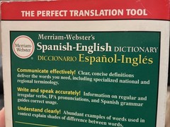 Merriam-Webster’s Spanish-English Dictionary Paperback – April 10, 2002
