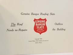 92: Scarce 1906 Bangor Slate (Easton, PA) and Its Uses, 71 Pages