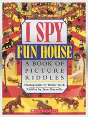 I Spy Fun House: A Book of Picture Riddles – Hardcover – VERY GOOD