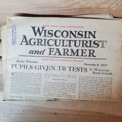 VTG Lot Of 8 Magazines/Newspapers – Wisconsin Agriculturist and Farmer 1935