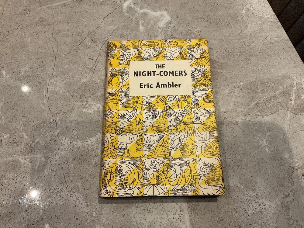 THE NIGHT-COMERS Eric Ambler 1st thus hardback dust jacket 1957 Reprint Society