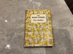 THE NIGHT-COMERS Eric Ambler 1st thus hardback dust jacket 1957 Reprint Society