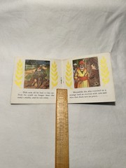 Vintage Lot Of 2 Lollipop Library Illustrated Mini Paper Books USA Made