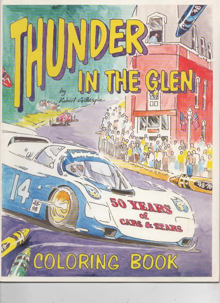 THUNDER IN THE GLEN, COLORING BOOK (24 Pages, Unused)