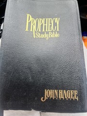 Prophecy Study Bible NKJV (John Hagee) Black Bonded Leather
