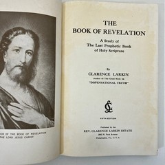 Book of Revelation Clarence Larkin 5th Edition Antique 1919 Ex-Library Hardcover