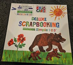 Rare Eric Carle Deluxe Scrapbooking Kit 600+ Pieces Stickers Pages Tags Unused