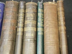 1881-1897 PENNSYLVANIA REPORT OF PUBLIC INSTRUCTION VOLUMES LOT OF 11 – KD 5712