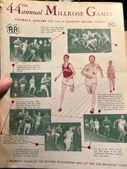 4 Wanamaker Millrose Athletic Games Madison Square Garden Programs 1951-1960