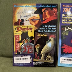 THE SHADOW Vol 2 & Vol 3 Pulp Reprints NOSTALGIA VENTURES 1st printings 2006