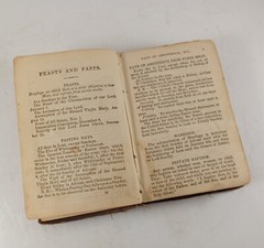 Antique 1887 Sunday School Manual Book Bible, Thomas Noonan & Co, 5.25″ X 3.5″