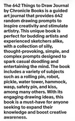 642 Things to Draw: Journal – Paperback By Chronicle Books 304 Pages Brand New