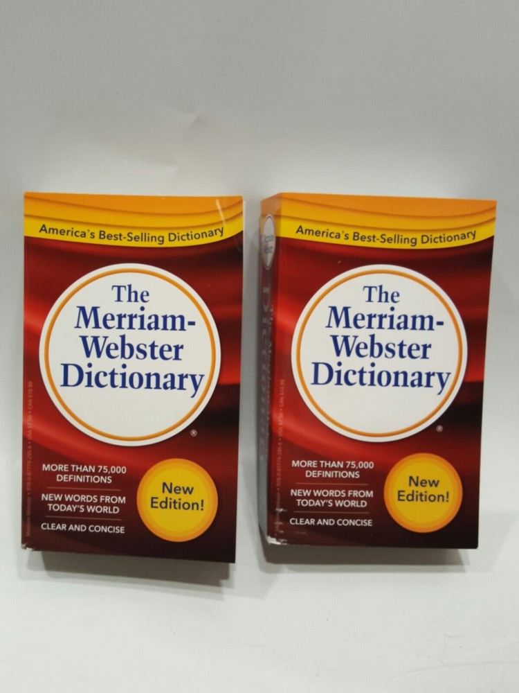 The Merriam-Webster Dictionary New Edition 2016, NEW, SET OF 2