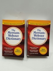 The Merriam-Webster Dictionary New Edition 2016, NEW, SET OF 2