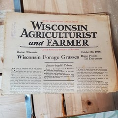 VTG Lot Of 8 Magazines/Newspapers – Wisconsin Agriculturist and Farmer 1935