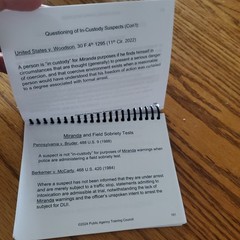 2024 Quick Reference Legal Guide Police Stops Questioning Search Arrest ID Force