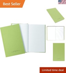 Reliable Green Military Record Book – 5.25″ x 8″ with 192 College-Ruled Pages