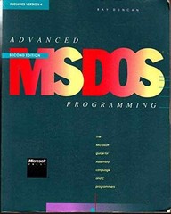 Advanced MS-DOS Programming: The – Paperback, by Duncan Ray – Acceptable n