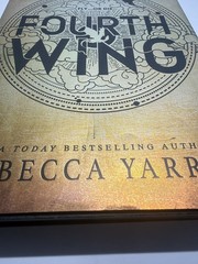 Fourth Wing by Rebecca Yarros 1st Edition 1st Print Sprayed Edges – Fair