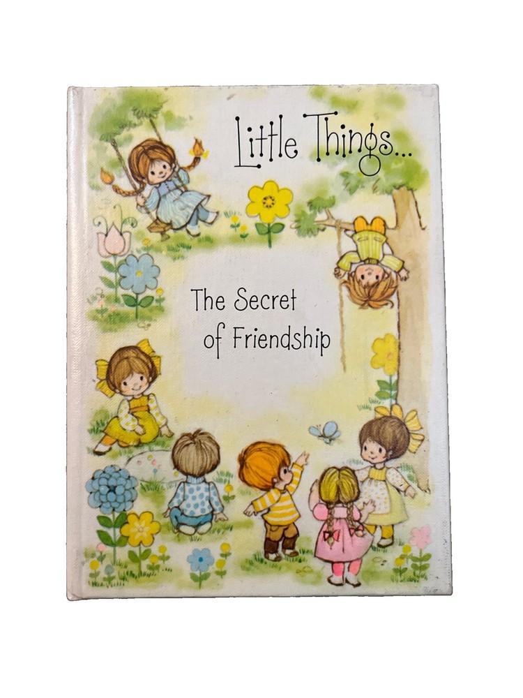 VTG 1972 Hallmark Mini Book Little Things Friendship Illustrated Katherine Davis