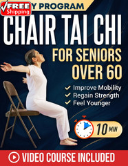 Chair Tai Chi for Seniors over 60: Safe & Easy 10-Minute Daily Seated Flows to I