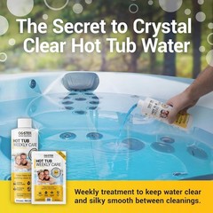 Hot Tub Chemicals 3-in-1 Cleaner Clarifier Conditioner for Spas 8oz