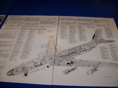 BOEING RC-135 “SUPER SNOOPER”..4-PAGE POSTER/2-PAGE CUTAWAY/PROFILES (637LL)