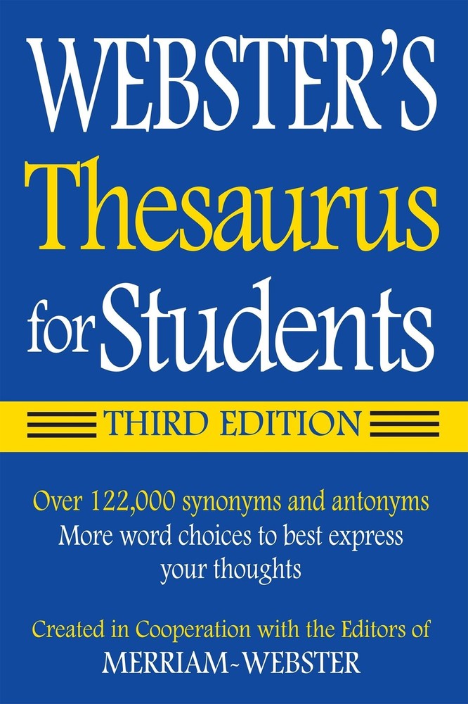 Webster’s Federal Street Press Thesaurus for Students, 3rd Edition, Paperbac…