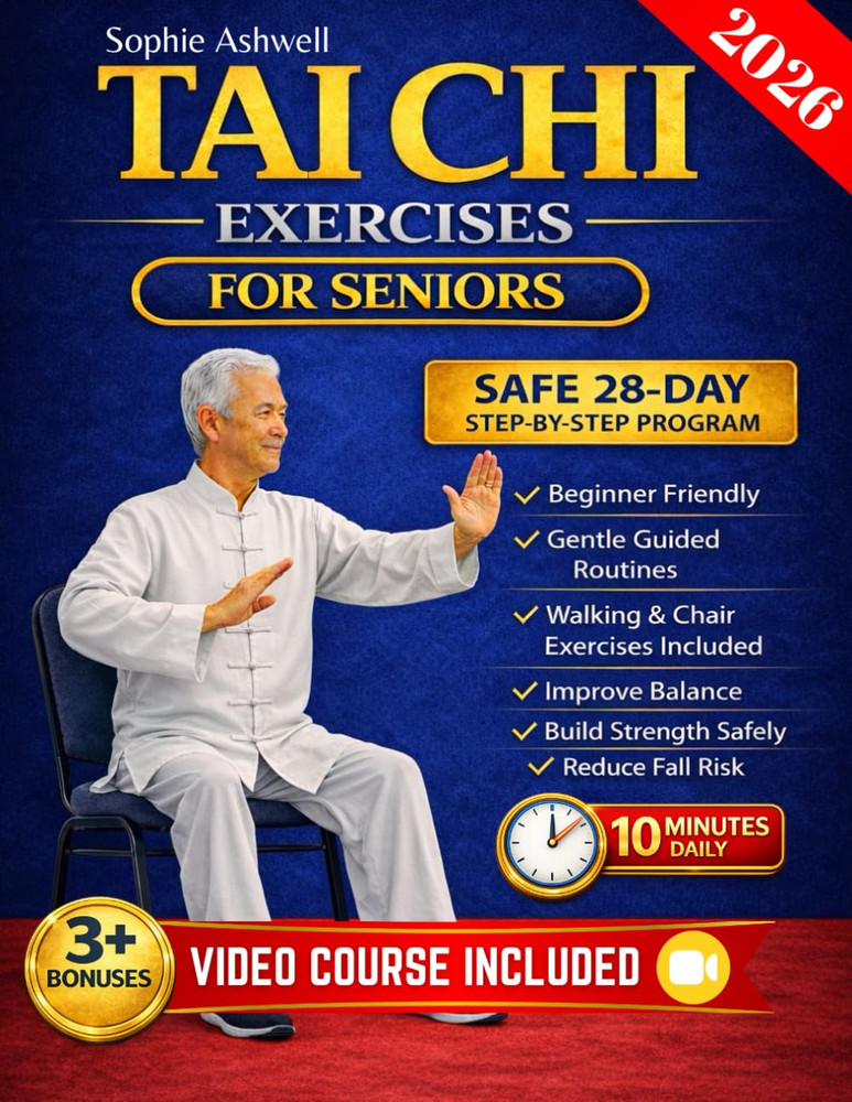Tai Chi Exercises for Seniors: a Safe 28-Day Chair and Standing Program to Impro