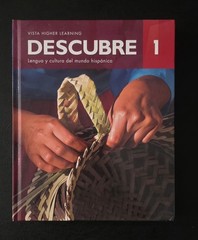 Descubre 1 Lengua y Cultura del Mundo Hispánico Hardcover Spanish Textbook Vista
