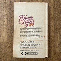 Memoirs Of Fanny Hill 1965 HARDCOVER 8th Printing 221 pages John Cleland Erotica